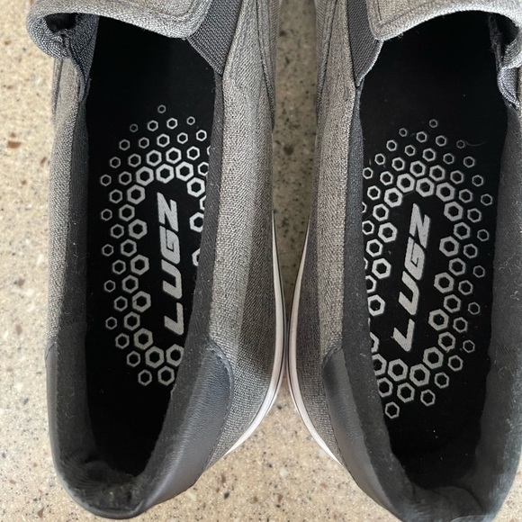 LUGZ Men’s Clipper Casual Slipon Loafer Sneaker Size 10 in Charcoal/Black/White - Picture 8 of 10